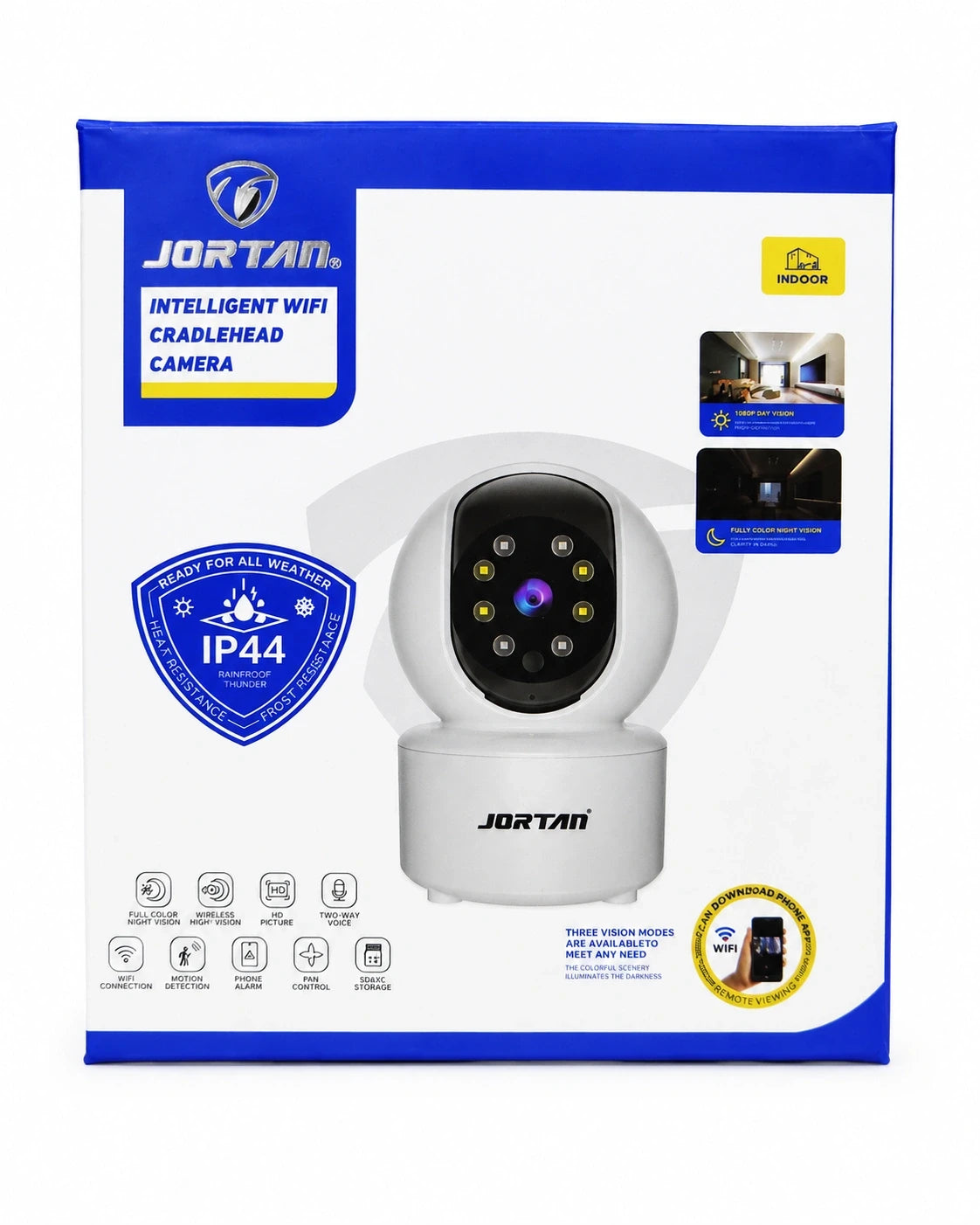 Caméra de Surveillance WiFi Intelligente Jortan JT-8183HJS