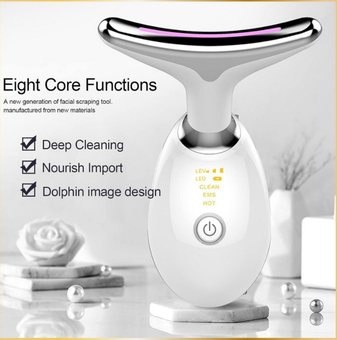 Massage Facial Vibrant- Ultra-Lifting avec Sept LED
