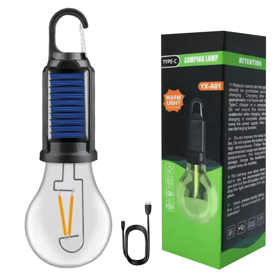 Ampoule de camping energie solaire