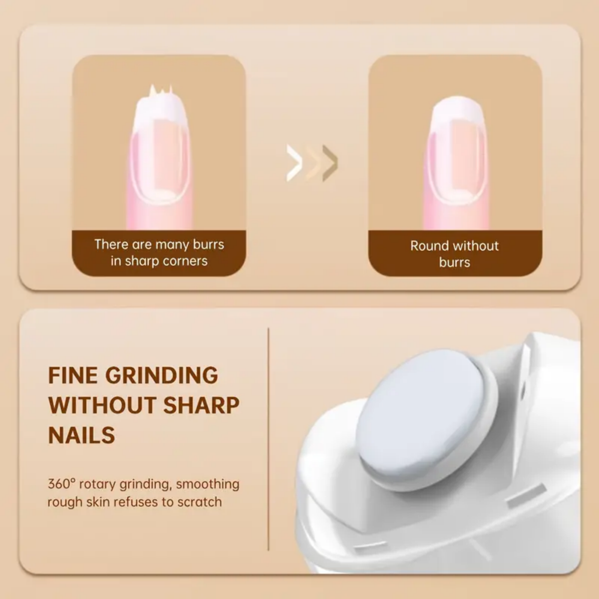 Electric Nail Clipper Trimmer