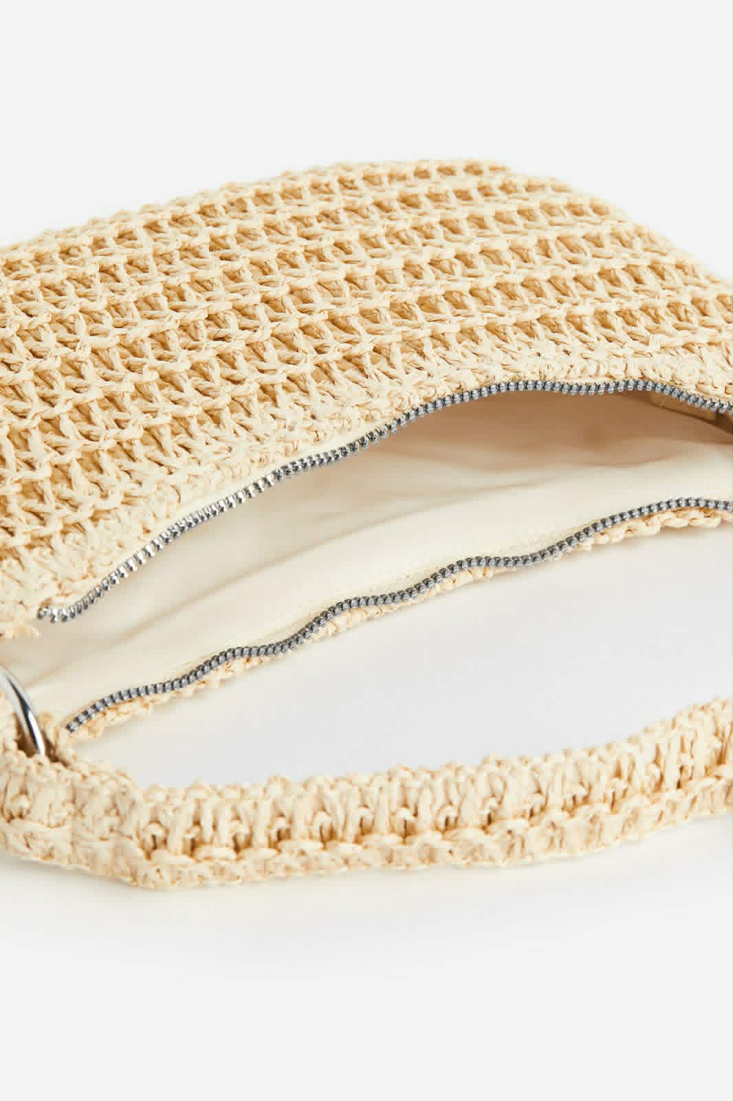 Sac bandoulière en paille