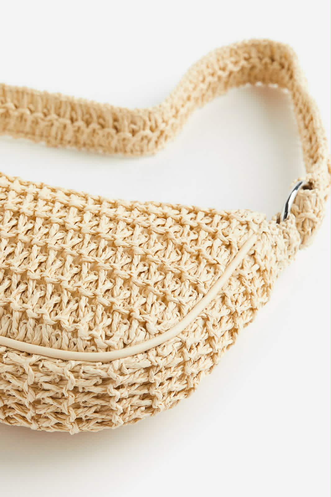 Sac bandoulière en paille