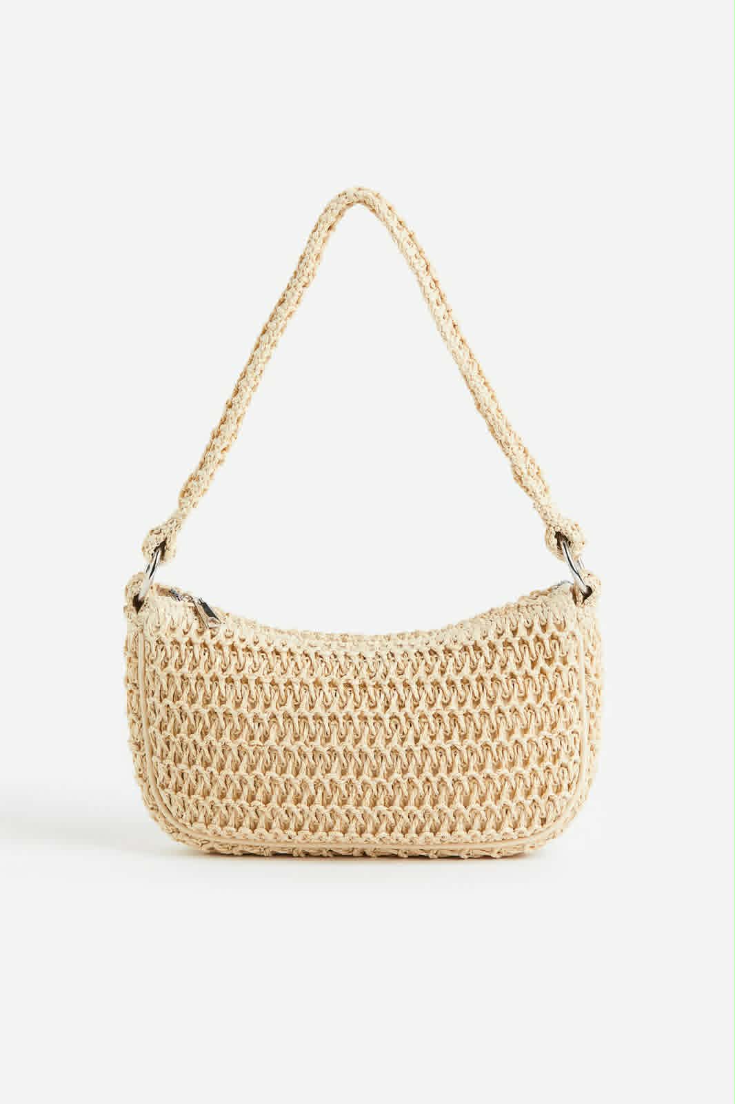 Sac bandoulière en paille